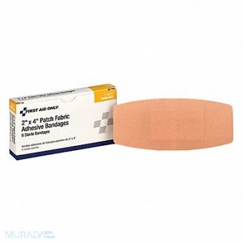 FIRST AID ONLY Bandage Beige Fabric Box 4 In L PK6, 39N871