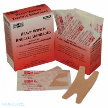 FIRST AID ONLY Bandage Beige Fabric Box PK25, 39N884