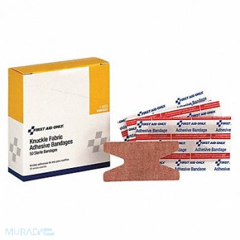 FIRST AID ONLY Bandage Beige Fabric Box PK50, 39N885