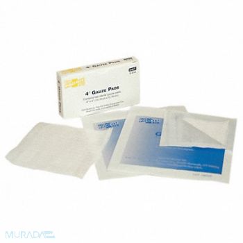 FIRST AID ONLY Gauze Pad Sterile White No Gauze PK2, 39N962