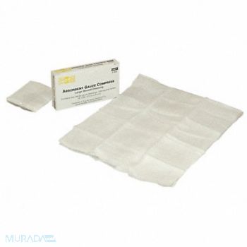 FIRST AID ONLY Compress Sterile White No Gauze PK2, 39N969