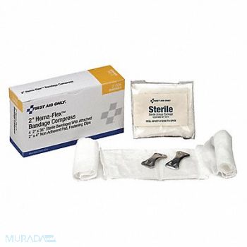 FIRST AID ONLY Bandage Sterile White No Gauze PK4, 39N978