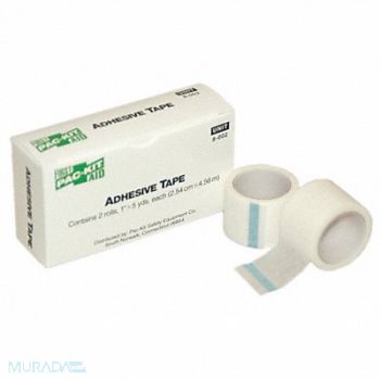 FIRST AID ONLY Tape White 1 in W 5 ft L PK2, 39N994