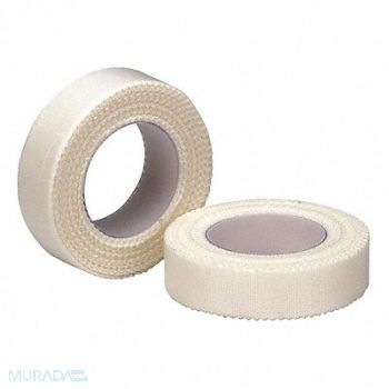 FIRST AID ONLY Tape White Cloth 1/2 in W 10 yd. L, 39N998