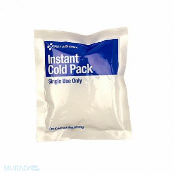 FIRST AID ONLY Instant Cold Pack White 6 x 4-1/2, 39P019