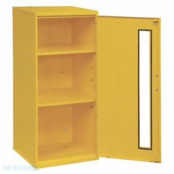 DURHAM MFG Wall Cabinet 30 H 13-3/4 W Yellow, 39P486