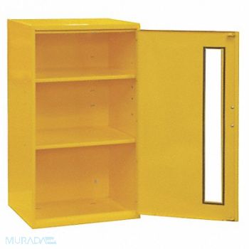 DURHAM MFG Wall Cabinet 32-1/4 H 19-3/4 W Yellow, 39P487