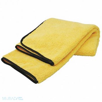 CARRAND Microfiber Cloth 22 x 36 Yellow, 39R426