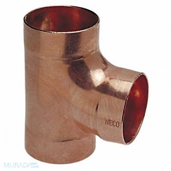NIBCO Reducing Tee Wrot Copper 2 x1-1/2 x2, 39R689