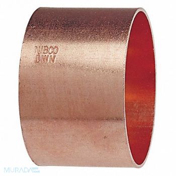 NIBCO Coupling Wrot Copper 1-1/2 Tube CxC, 39R693
