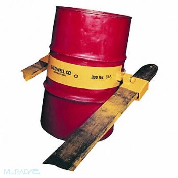 CALDWELL Drum Lifter 1000 lb Steel 55 gal Yellow, 39RK24