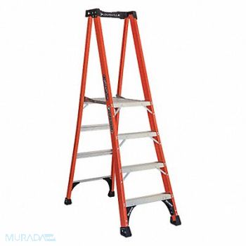 LOUISVILLE Platform Stepladder 3 ft 9 FGL 375 lb., 39RL14