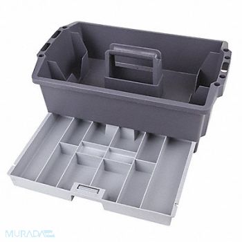 FLAMBEAU Black Gray Tool Orgnzr Copolymer Resin, 39RW29