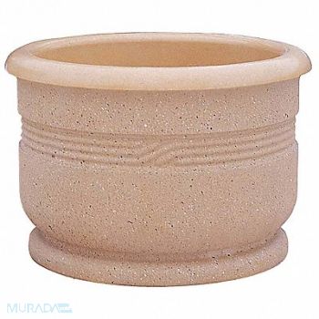 WAUSAU TILE Planter Round 36in.Lx36in.Wx24in.H, 39UM61