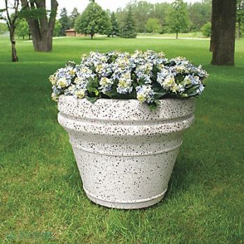 WAUSAU TILE Planter Round 36in.Lx36in.Wx29in.H, 39UM69