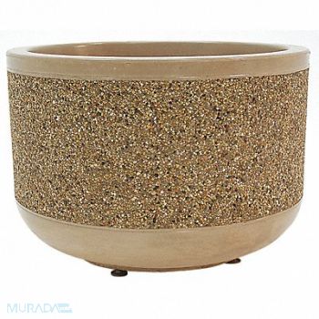 WAUSAU TILE Planter Round 36in.Lx36in.Wx24in.H, 39UM86