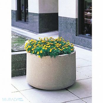 WAUSAU TILE Planter Round 48in.Lx48in.Wx36in.H, 39UN02