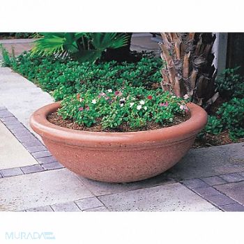 WAUSAU TILE Planter Round 36in.Lx36in.Wx18in.H, 39UN19