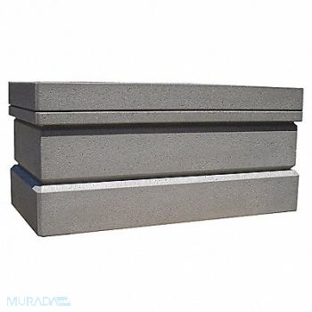 WAUSAU TILE Planter Rectangle 64in.Lx32in.Wx32in.H, 39UN28