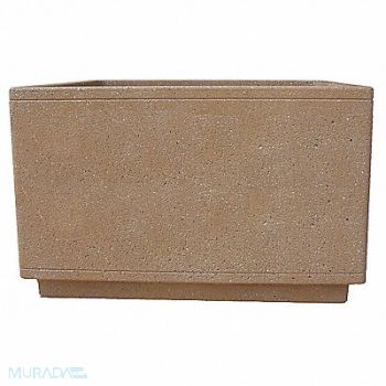 WAUSAU TILE Planter Square 60in.Lx60in.Wx36in.H, 39UN50