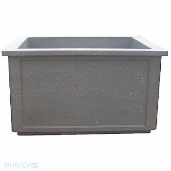 WAUSAU TILE Planter Rectangle 64in.Lx52in.Wx36in.H, 39UN52