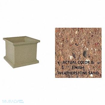WAUSAU TILE Planter Square 28in.Lx28in.Wx30in.H, 39UP27
