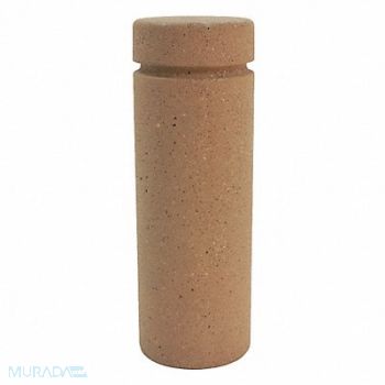 WAUSAU TILE Bollard Round 18in.Lx18in.Wx52in.H, 39UP51