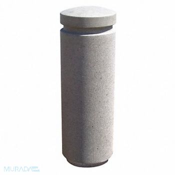 WAUSAU TILE Bollard Round 12in.Lx12in.Wx36in.H, 39UP53