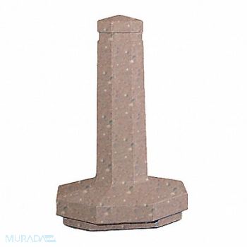 WAUSAU TILE Bollard Round 8in.Lx22in.Wx36in.H, 39UP99