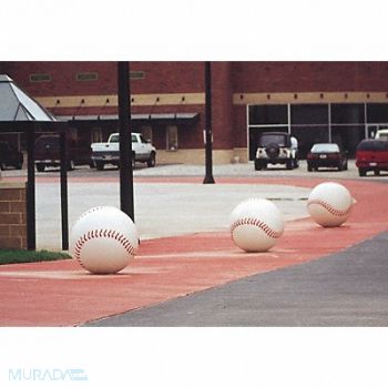 WAUSAU TILE Bollard Baseball 36in.Lx36in.Wx36in.H, 39UR13