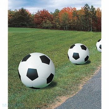 WAUSAU TILE Bollard Soccer Ball 24in.Lx24in.Wx24in.H, 39UR15