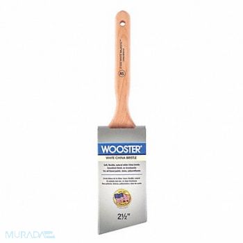WOOSTER Paint Brush Angle Sash 2-1/2, 39UU22