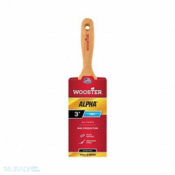 WOOSTER Paint Brush 3 in Wall Synthetic Firm, 39UU61