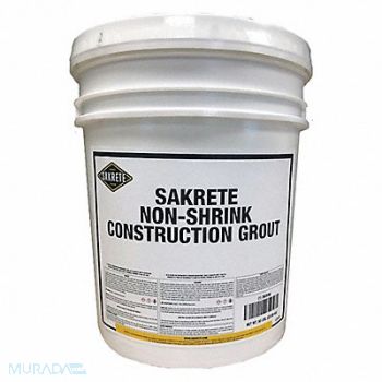 SAKRETE Grout 50 lb Pail Gray, 39UV49