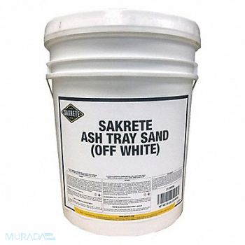 SAKRETE Ash Tray Sand 50 lb White, 39UV56