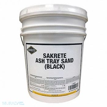 SAKRETE Ash Tray Sand 50 lb Black, 39UV67