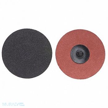 NORTON J4661 Quick-Change Sand Disc 3 in Dia TR PK50, 39UW51