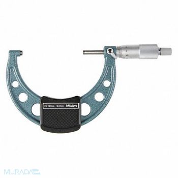 MITUTOYO 75-100/.01Mm Outside Mic Ratchet, 39W993