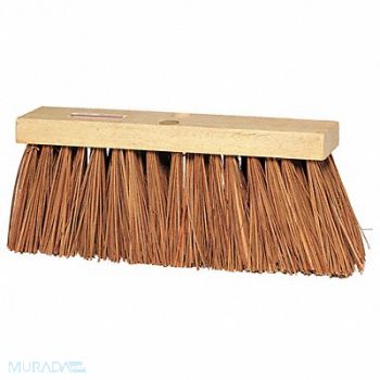 TOUGH GUY Push Broom Head Tapered 16 Sweep Face, 3A324