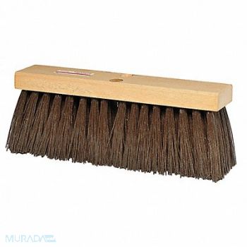 TOUGH GUY Push Broom Head Tapered 16 Sweep Face, 3A325