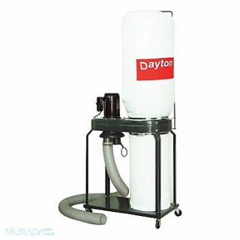 DAYTON Dust Collector Single Stage, 3AA28