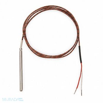 TEMPCO Thermocouple Probe Type J Length 3 ft., 20XJ89