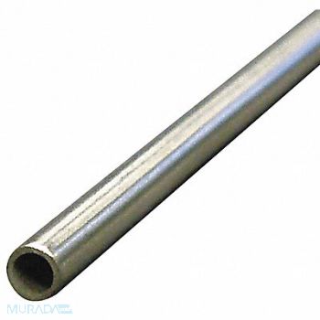 GRAINGER APPROVED Tubing Welded 1/2 In 6 ft 316 SS, 3ADN3