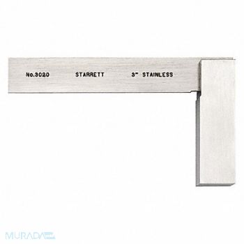 STARRETT Precision Steel Square Steel, 3AER1