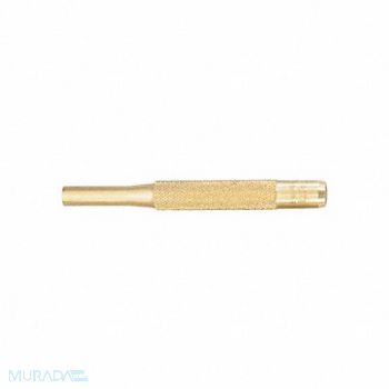 STARRETT Brass Drive Pin Punch 5/16 In Tip 4 In L, 3AET8