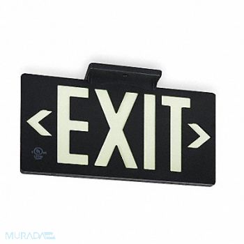 GRAINGER APPROVED D6992 Exit Sign 8 3/4 in x 15 3/8 in Plastic, 3AFU4