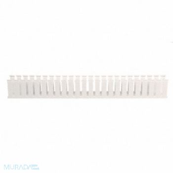 PANDUIT Wire Duct Wide Slot White 2.25 W x 3 D, 3AFY5