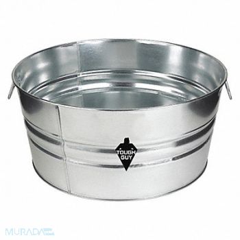 GRAINGER APPROVED Utility Tub 17 gal Silver, 3ANT3