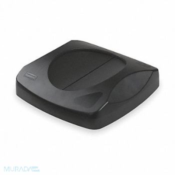 RUBBERMAID COMMERCIAL PRODUCTS Trash Can Top Drop Top Swing Black, 3APV2