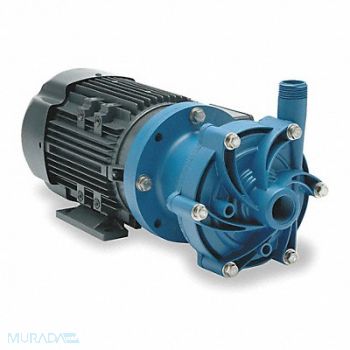 FINISH THOMPSON Magnetic Drive Pump 1in MNPT 3/4hp PP, 3AZP4